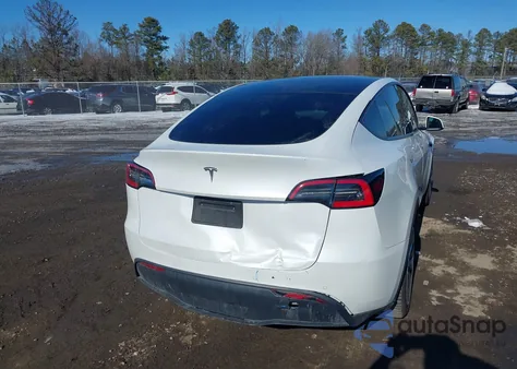 2021 Tesla Model Y Standard Range Rear-Wheel Drive из США, поврежденный, VIN 5YJYGDED7MF107510